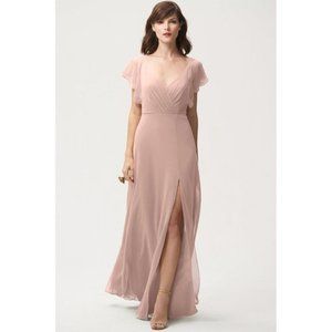Jenny Yoo Alanna Dress Whipped Apricot Size 2 (Hemmed)